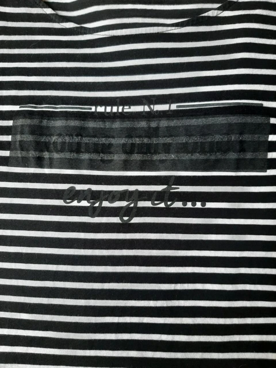 🖤Gestreept T-shirt met 3/4 mouwen Dames maat S / 36 – photo 2